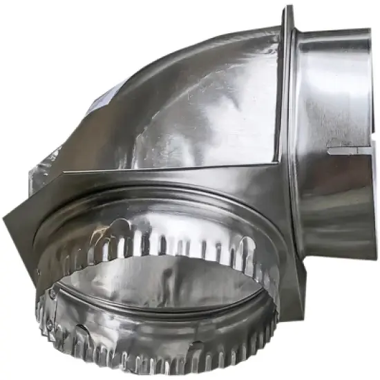 Builder's Best&reg; Semi-Rigid Dryer Vent Kit with Close Elbow&reg; in Silver image {3}