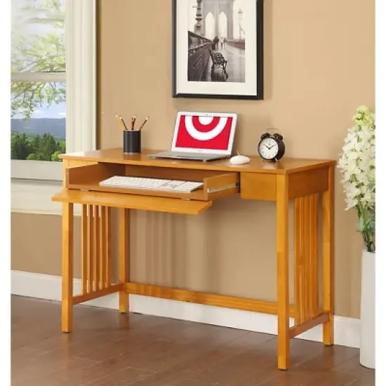 Oslo 1 Drawer Desk - Breighton Home image {3}