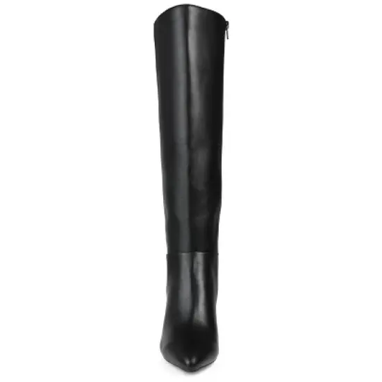 Journee Collection Womens Landree Tru Comfort Foam Wide Calf Block Heel Knee High Boots image {5}