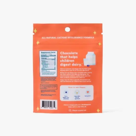 Happy Cow Kids' Fast Acting Lactase Digestive Supplement image {1}