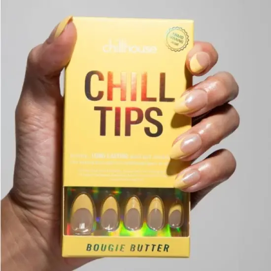 Chillhouse Chill Tips Fake Nails - Classics Collection - Bougie Butter - 24ct image {5}