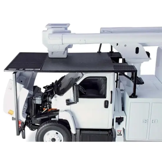 GMC C7500 Tree Trimming Truck White "Altec" 1/34 Diecast Model by First Gear image {1}