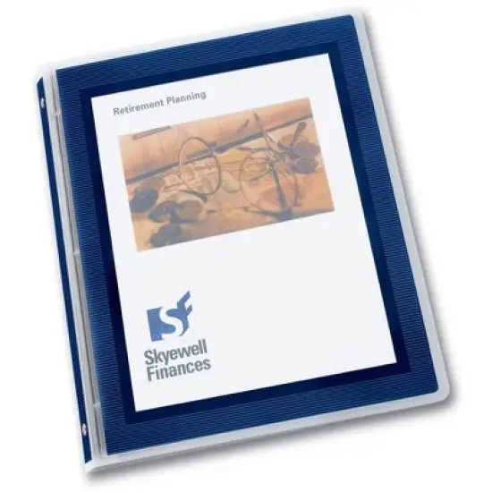 Avery Flexi-View 3 Ring Binder, 1/2 Inch Round Rings, 2 Navy Blue Binders (01671) image {3}