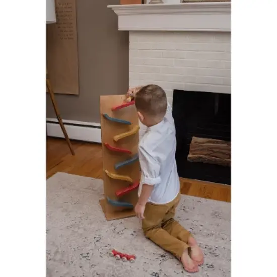 Remley Kids Wooden Train Roller with 2 Trains included image {2}