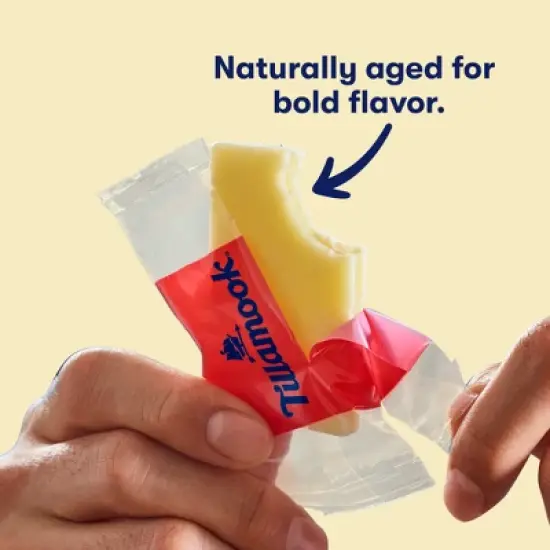 Tillamook Sharp White Cheddar Cheese Snack Portions - 7.5oz/10ct image {2}