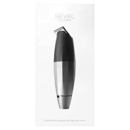 BEVEL Men's Rechargable Hair and Beard Trimmer - Cordless - Black image {1}