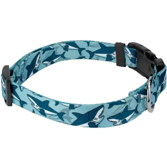 Country Brook Petz Deluxe Sharks Dog Collar and Leash image {2}