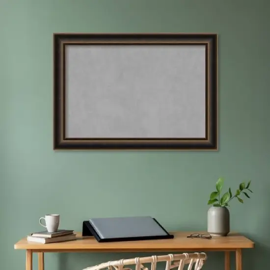 42"x30" Villa Framed Magnetic Board Oil Rubbed Bronze - Amanti Art: Wall Mount, Metal, Home & Office Decor image {7}