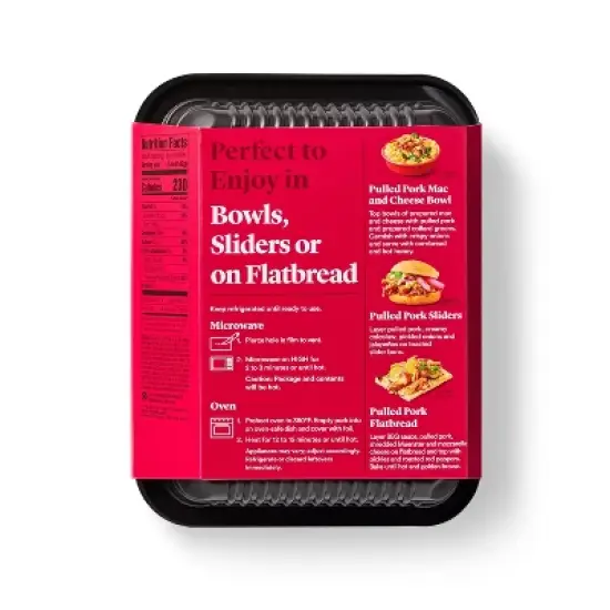 Seasoned Pulled Pork in Bourbon Barbecue Sauce - 16oz - Good & Gather&trade; image {1}