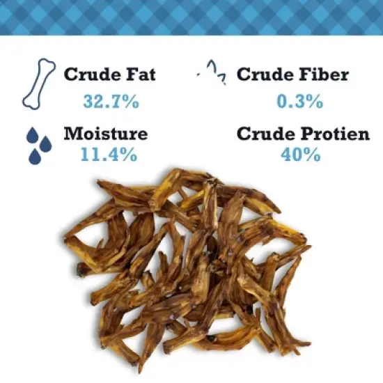 Country Living All-Natural Duck Feet Dog Treats &ndash; Crunchy, Long-Lasting Chews for Dogs of All Breeds and Sizes &ndash; (20-Pack) image {5}