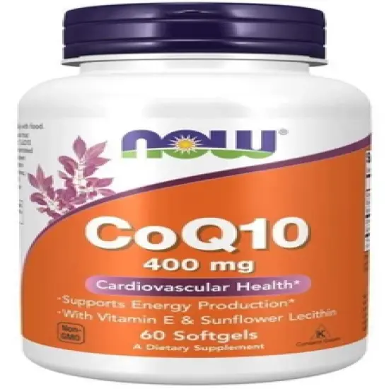 CoQ10 400mg by Now Foods  -  60 Softgel image {2}