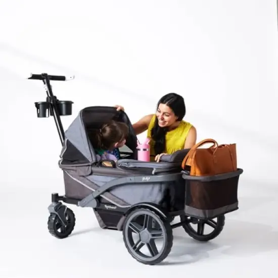 Gladly Family Anthem4 Wagon Stroller - Special Edition Graphite image {8}