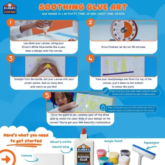 Elmer's 1gal Washable School Glue White: Non-Toxic Liquid Glue for Art & Stationery image {8}