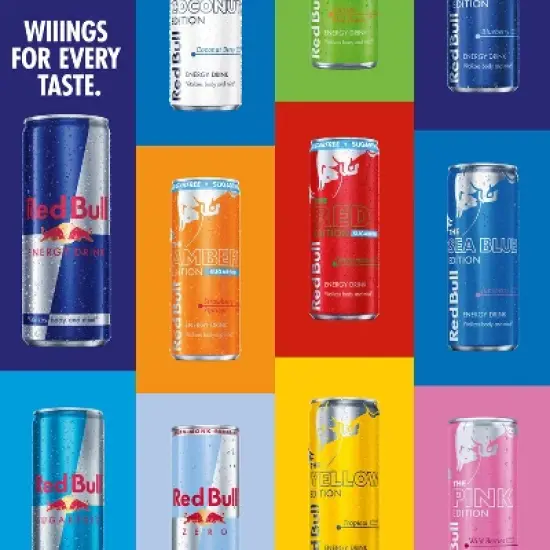 Red Bull Variety Pack Sugar Free Energy Drink - 12pk/8.4 fl oz Cans image {3}