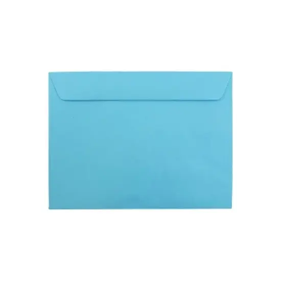 JAM Paper Booklet Envelope 9" x 12" Blue 250/Box (5156774H) image {2}