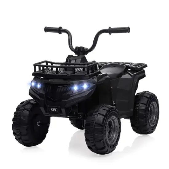 Kids Electric Ride On Car, 12V ATV Battery Powered Toy for Toddlers with LED Lights, Music, High/Low Speed, Battery Powered Quad Toy Vehicle image {7}