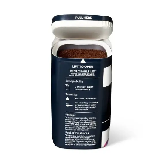 Signature Coffee Organic Three Region Blend Medium Roast Ground Coffee - 12oz - Good & Gather&trade; image {1}