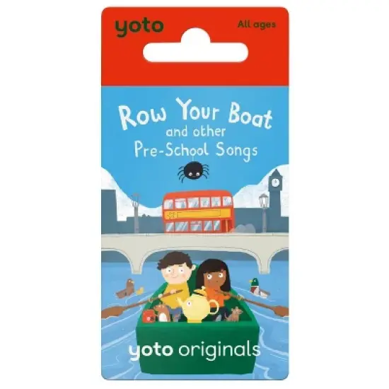 Yoto Row Your Boat and Other Pre-School Songs Audio Card: Kindergarten Music Ages 2-5 image {1}