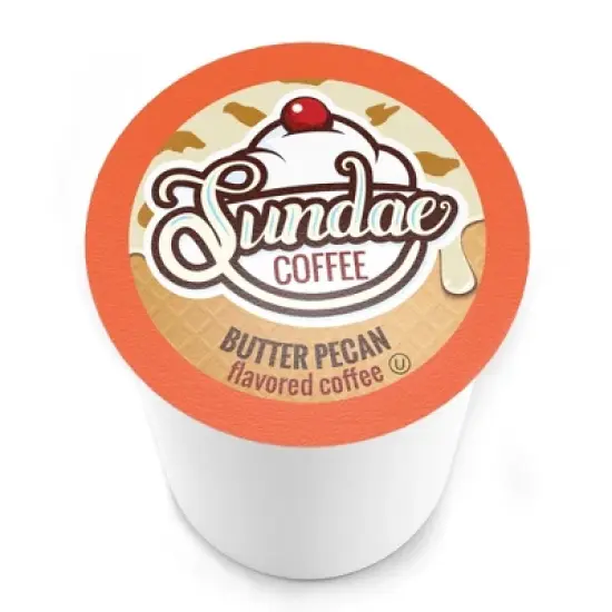Sundae Ice Cream Flavored Coffee Pods, for 2.0 Keurig, Butter Pecan,48 Count image {8}