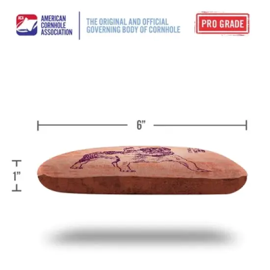 Go Fetch Synergy Pro Orange Cornhole Bags (Set of 4) image {3}