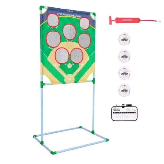 GoSports Pro Pitch Challenge Baseball Toss Toy Game Set - 16pc image {1}