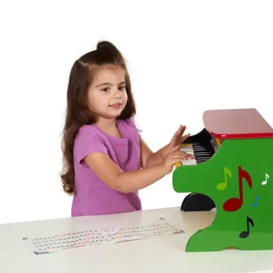 Melissa & Doug Learn-To-Play Piano With 25 Keys and Color-Coded Songbook image {7}