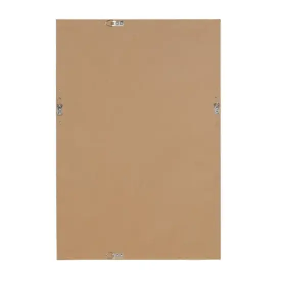 18.5" x 27.5" Bosc Framed Gray Linen Fabric Pinboard White - DesignOvation image {3}