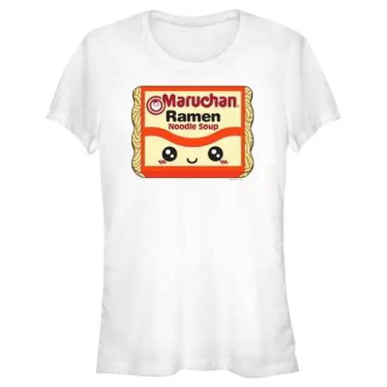 Junior's Maruchan Cartoon Noodle Packet T-Shirt image {3}