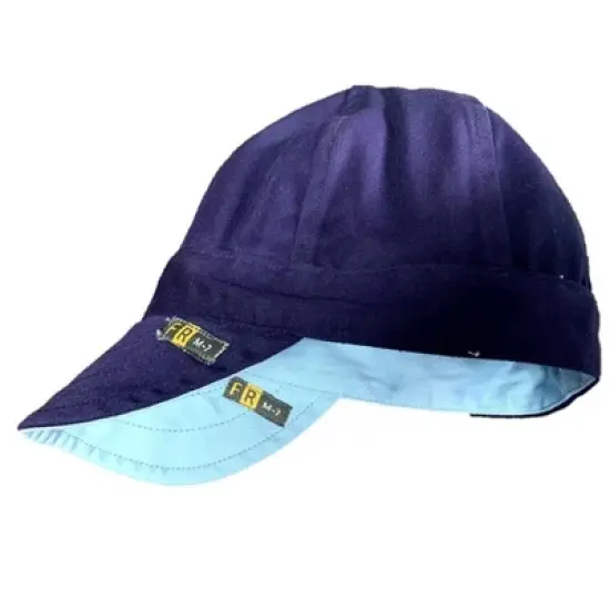 Flame Resistant Flex fit Welding Cap - Reversible - 100%C - 7 oz image {1}