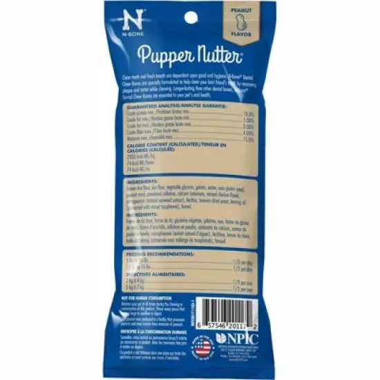 N-Bone Pupper Nutter N-Bone For Small Dogs Small 5-15 lbs (2 Pack) image {1}