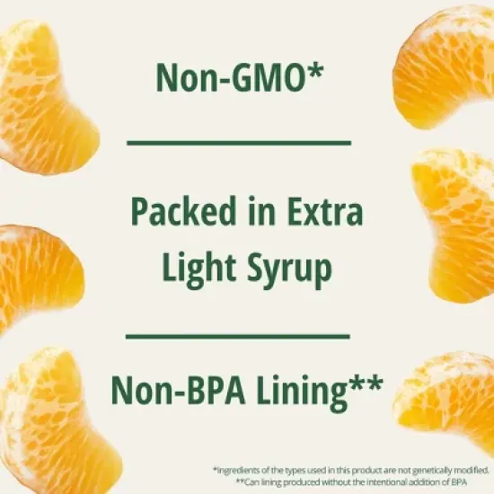 Del Monte Mandarin Oranges in Light Syrup 15oz image {1}