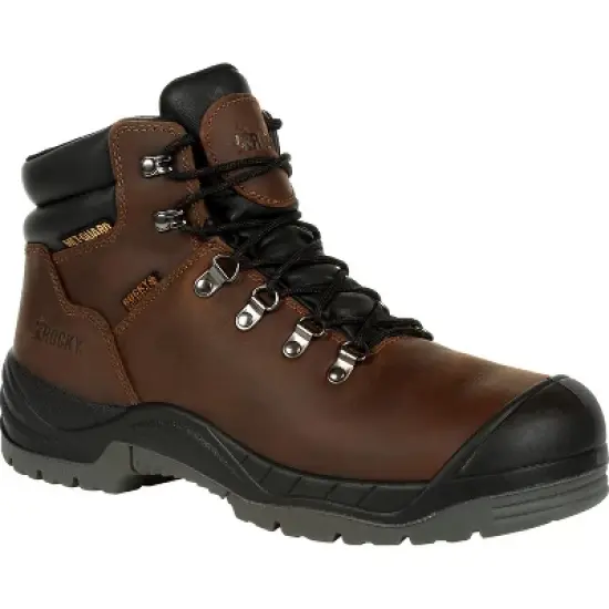 Men's Rocky Worksmart Composite Toe Internal Met Guard Waterproof Work Boot image {7}