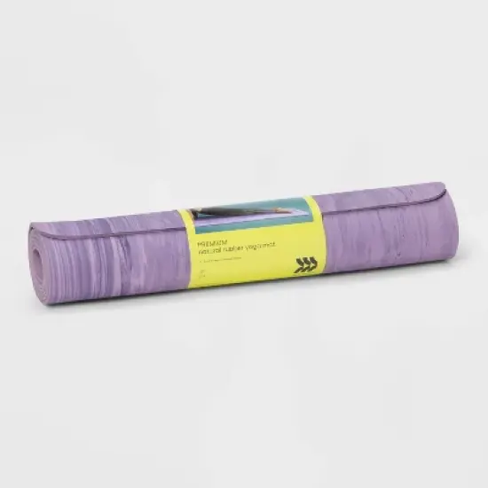 Natural Rubber Yoga Mat 5mm Violet - All in Motion&trade; image {1}