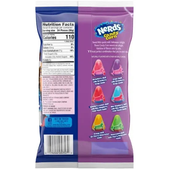 Nerds Halloween Candy Corn - 8oz image {1}