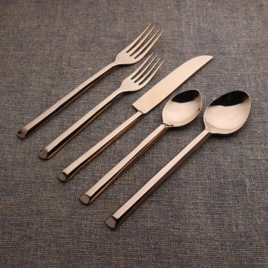 Inox Artisans Plateau Flatware, 5-Pc. Place Setting image {14}