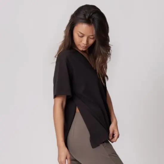 Of An Origin Convertible Nursing V-Neck T-Shirt image {1}