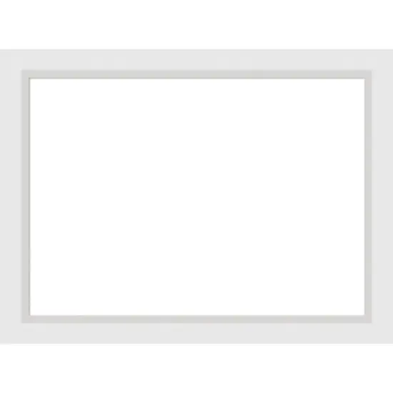 Amanti Art Blanco White Framed Dry Erase Magnetic Board image {13}