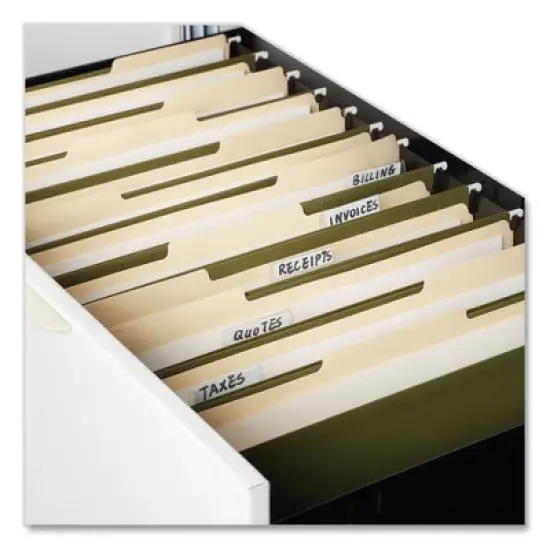 Universal Hanging File Folders, Legal Size, 1/5-Cut Tabs, Standard Green, 50/Carton image {3}