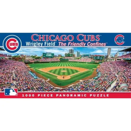 MasterPieces Sports Panoramic Puzzle - MLB Chicago Cubs Center View image {1}