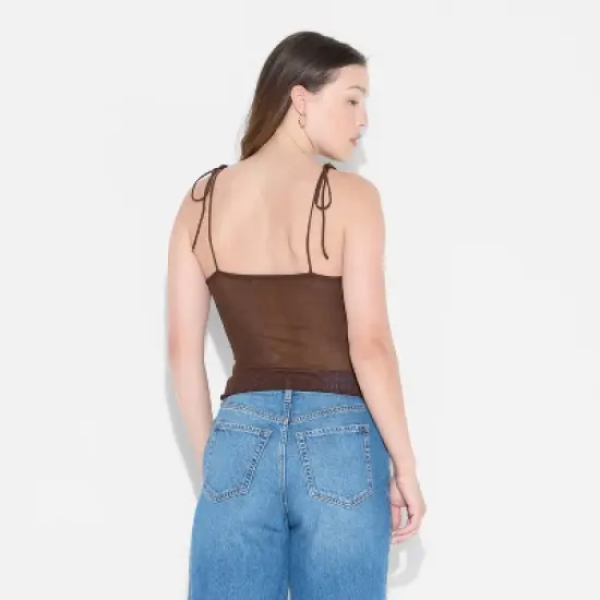 Women's Squareneck Tie-Tank Pullover Sweater - Wild Fable&trade; image {2}