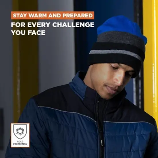 RefrigiWear Men's Acrylic Knit ChillBreaker Winter Cap image {3}