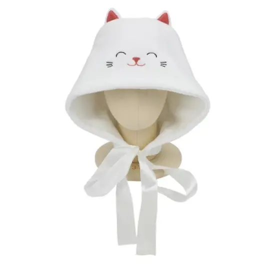 Novelty Beanie 3D Kitty Hood with Chin Ties Beanie image {4}