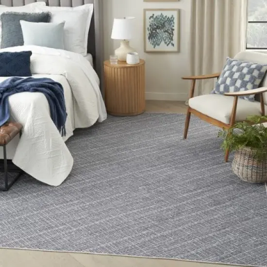 Nourison Washables Modern Flatweave Indoor Non-Skid Area Rug image {1}