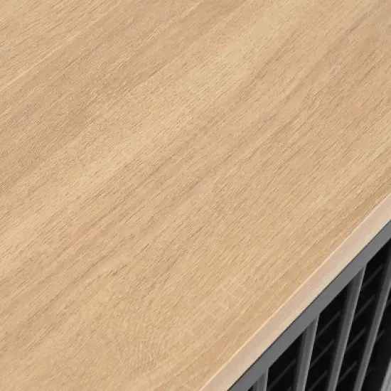 Gulches XL Double Dog Crate Furniture for Medium & Large Dogs - Wooden Kennel with Tray image {12}