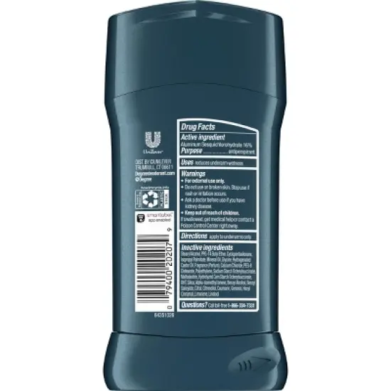 Degree Men Antiperspirant Deodorant Extreme, 2.7 oz image {2}