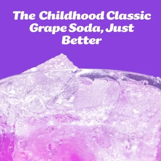 Slice Grape Healthy Soda - 12 fl oz image {2}