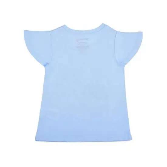 Nickelodeon Girl's 3-Pack Baby Shark Ruffle Sleeve Tee, Sleeveless Shirt and Casual Shorts Set For Toddlers image {5}