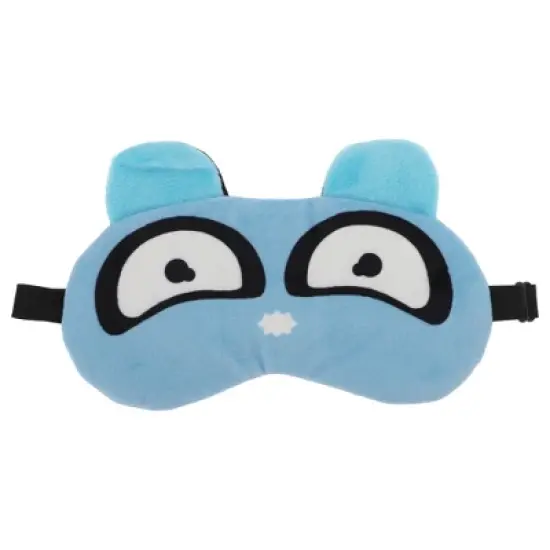 Unique Bargains Soft Cartoon Sleep Mask Crescent Eyes Blue 1 Pc image {6}