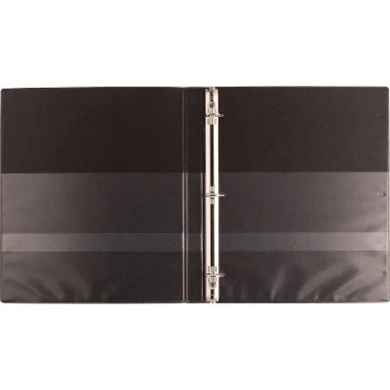 6pk 0.5" D Ring Binder Black - up & up&trade; image {2}