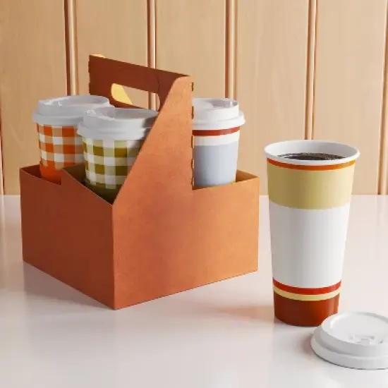 Coffee Cup and Carrier Set - Room Essentials&trade; image {1}